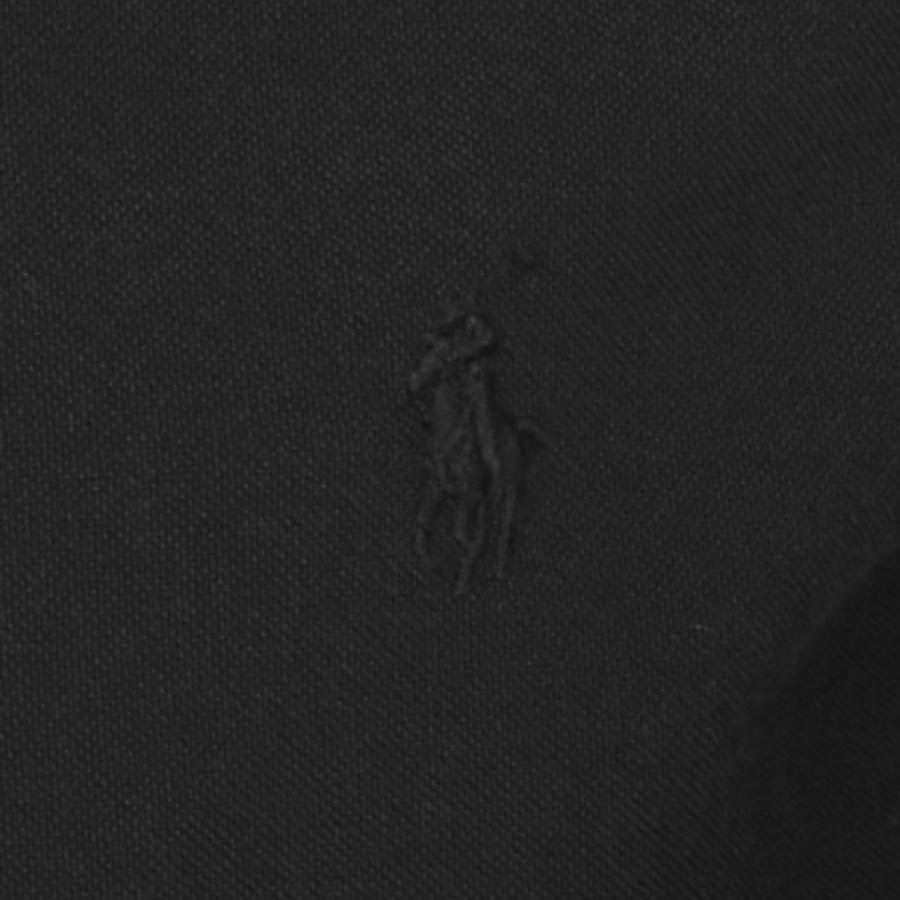 Alternative Image for ProductRalph Lauren Oxford Slim Short Sleeve Shirt Black3